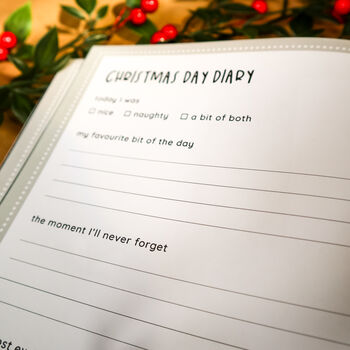 Christmas Memories Personalised Journal And Memory Book, 4 of 8