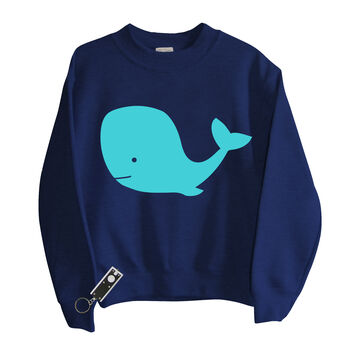 Whale Glow In The Dark Interactive Sweatshirt, 2 of 3