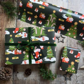 Retro Christmas Tree Wrapping Paper, 11 of 12