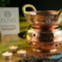 Solid Copper Massage Oil Warmer Pot Set – Spa Tool, thumbnail 2 of 4