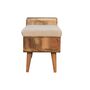 Boucle Carved Seated Telephone Side Table, thumbnail 10 of 12