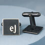 Sterling Silver Personalised Initial Cufflinks, thumbnail 1 of 12