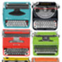 Retro Typewriters One,000 Piece Jigsaw Puzzle, thumbnail 2 of 5