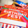 Birthdayfest Festival Theme Birthday Party Vip Lanyards, thumbnail 12 of 12