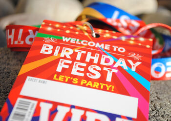 Birthdayfest Festival Theme Birthday Party Vip Lanyards, 12 of 12