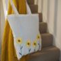 Embroidery Kit Sunflower Tote Bag, thumbnail 4 of 6