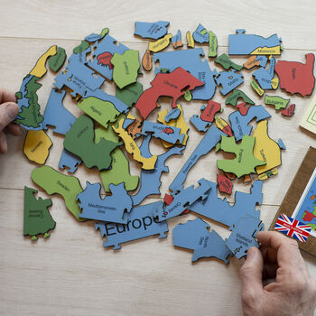 Countries Of Europe Wooden Jigsaw Puzzle, 7 of 7
