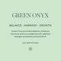 May Birthstone Green Onyx Gold Plated Necklace, thumbnail 9 of 12