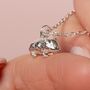 Sterling Silver Hamster Necklace With Personalisation, thumbnail 11 of 12
