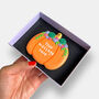 Personalised Floral Pumpkin Autumn Letterbox Iced Cookie, thumbnail 3 of 11