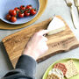 'Mr And Mrs' Live Edge Chopping Board, thumbnail 1 of 3