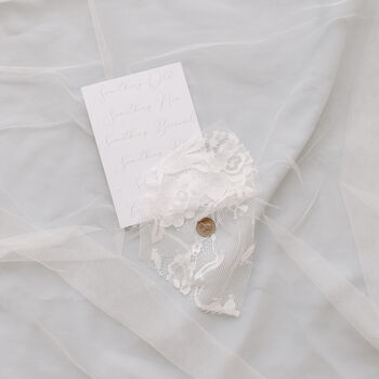 Personalised Gold Butterfly Lucky Wedding Horseshoe, 4 of 7