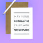 Birthday Shenanigans Card, thumbnail 1 of 3