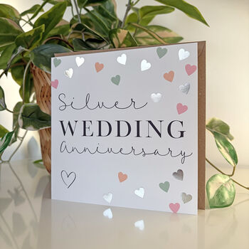 Manhattan Silver Wedding Anniversary Card, 2 of 4