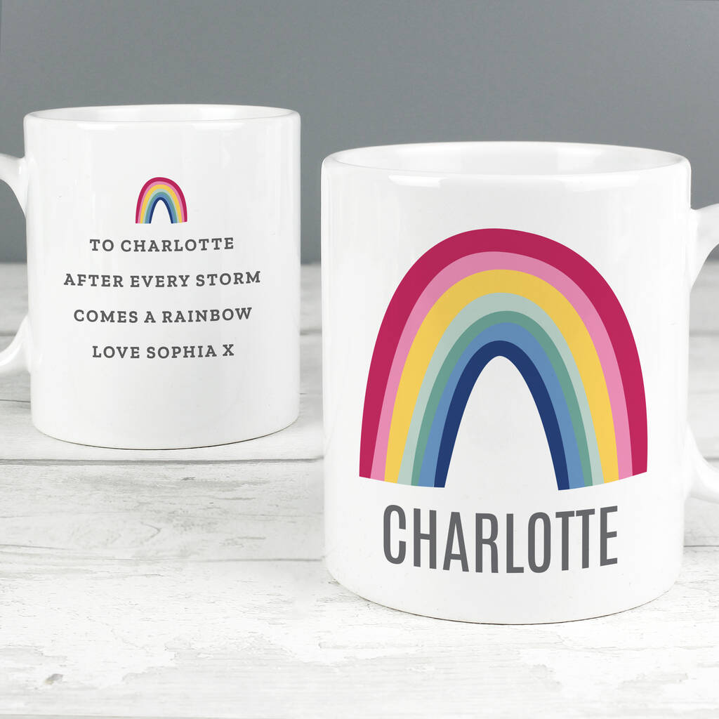 Personalised Rainbow Mug, 1 of 8