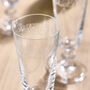 Set Of Four Istana Glass Champagne Flutes, thumbnail 4 of 7