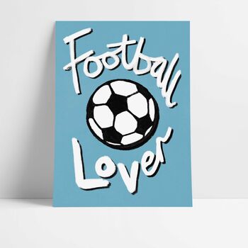 Football Lover Art Print, 4 of 11
