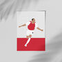 Thierry Henry North London Reds Poster, thumbnail 3 of 3