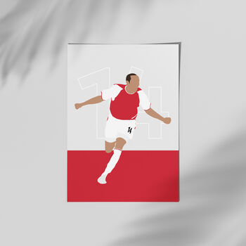 Thierry Henry North London Reds Poster, 3 of 3