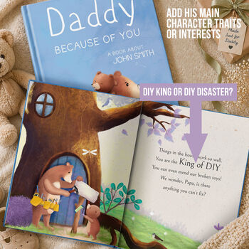 Personalised Daddy Book 'Because Of You', 10 of 12
