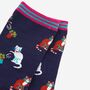 Women's Cats And Flower Pots Bamboo Socks, thumbnail 3 of 4