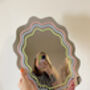 Pastel Wavy Mirror, thumbnail 1 of 6