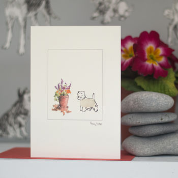 Westie Dog Greeting Cards, 3 of 4
