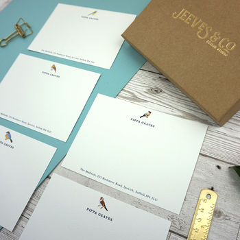 Aviary Collection Personalised Correspondence Cards, 8 of 12