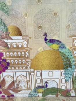 Luxury Lacquer Coated Wood Serving Tray, Printed Medium Size, 4 of 12