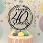 Personalised Acrylic Birthday Cake Topper, thumbnail 3 of 5