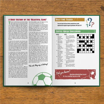Personalised Football Quiz Book, 4 of 6