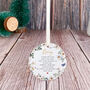 Memorial Christmas Ceramic Ornament Gift For Nanny, thumbnail 6 of 7