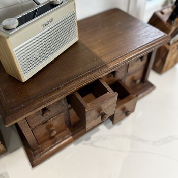 Wooden Apothecary Drawer Chest, 6 of 6