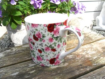 Jumbo Mug In Summertime Chintz Design, 5 of 7