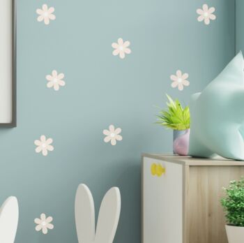 Daisy Wall Decals. Peel And Stick Daisy Wall Stickers, 2 of 5
