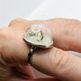 Tiny Terrarium Penguin Dome Ring, thumbnail 2 of 5