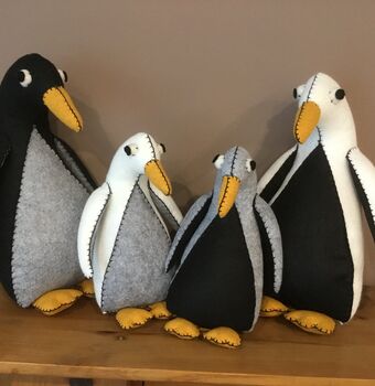 The Perfect Penguin Family Letterbox Stitch Kit, 7 of 10