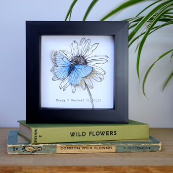 Personalised Butterfly And Flower Artwork, 8 of 10