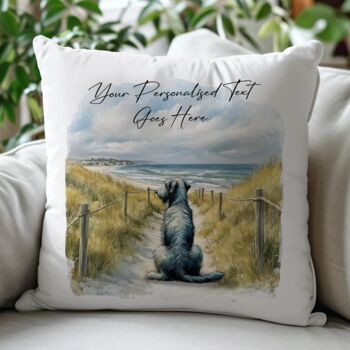 Personalised Irish Wolf Hound Dog Beach Walk Collection, 3 of 8