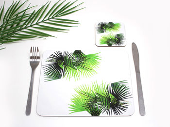 Tropical Leaf Placemat Set, 4 of 9