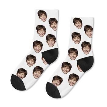Personalised Face Photo Kids Socks, 2 of 3