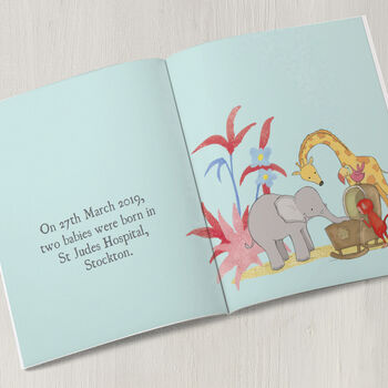 Personalised Twins Story Book, 4 of 8