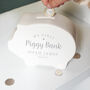 Personalised Ceramic My First Piggy Bank, thumbnail 2 of 6