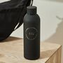 Personalised Black Water Bottle, thumbnail 1 of 3