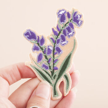 Bluebell Embroidered Patch, 4 of 7