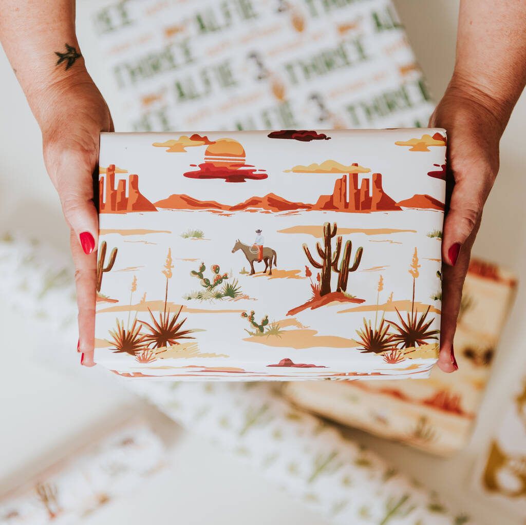 Luxury Wild West Wrapping Paper, 1 of 6