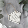 Send With Love 'Best Friends..' Diamond Ceramic Hanger, thumbnail 1 of 3