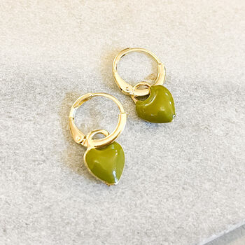 Valentine’s And Galentine’s Heart Hoop Earring Set – Mix And Match Pair, 4 of 4