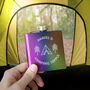 Personalised Camping Tipple Hip Flask, thumbnail 3 of 6