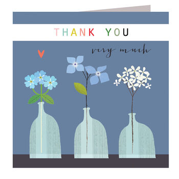 Flowers Thank You Card, 2 of 4